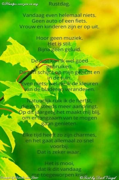 Rustdag Gedicht Door Djdick