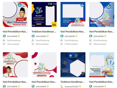 20 Link Twibbon Hari Pendidikan Nasional Hardiknas 2 Mei 2023 Desain