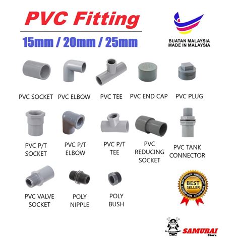 BBB Thick PVC Fitting PVC Tank Connector Socket Elbow Tee P T