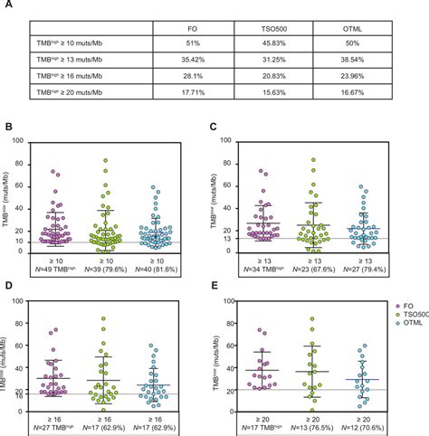 Visual Distribution Of Tumor Mutational Burden Tmb Values Obtained Download Scientific