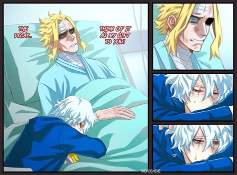 Shigaraki Tomura And Yagi Toshinori Boku No Hero Academia Drawn By