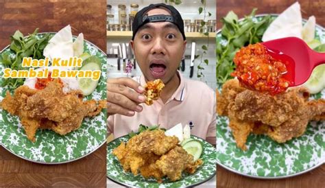 Resep Kulit Ayam Goreng Krispi Sambal Bawang Ala Jarle Kul Kriuknya