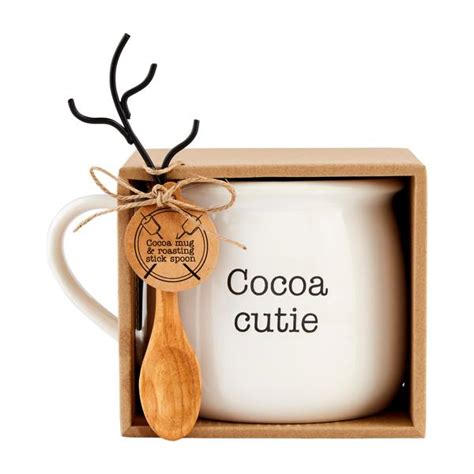 Cocoa Cutie Hot Chocolate Mug Set Mud Pie