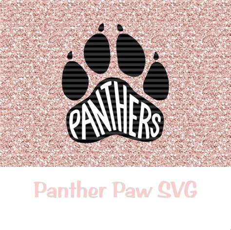 Panther Paw Svg Etsy