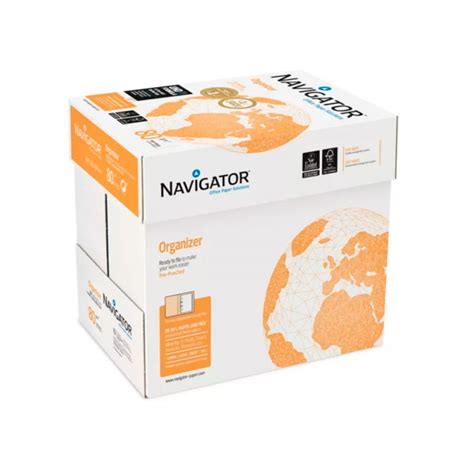 Papel Fotocopia Navigator Din A4 80 Gr 2 Furos Papel Multiuso Tinteiros