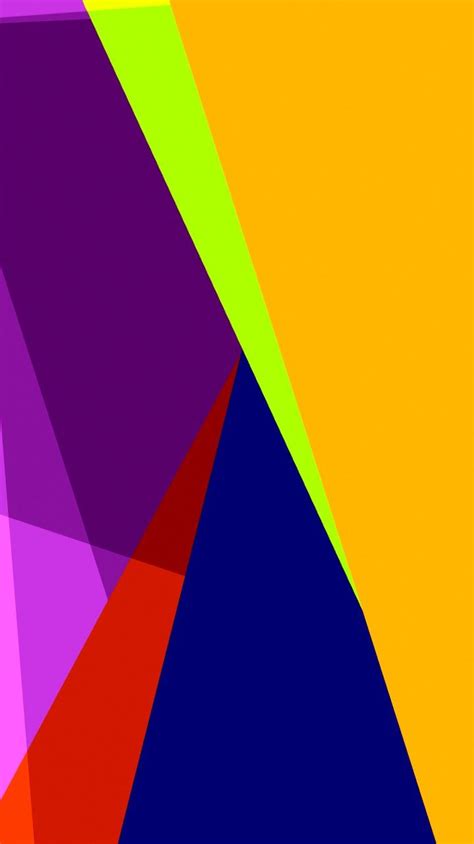 An Abstract Image Of Multicolored Shapes