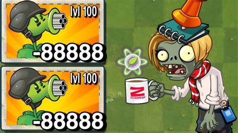 Pvz Tournament Every Plant With Plant Food Vs Z Corp Cone Head