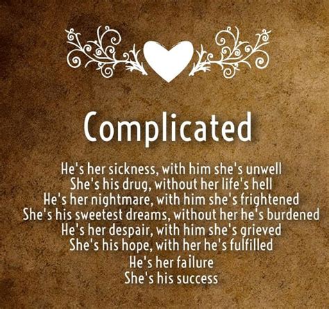 Complicated Love Poems For Complex Relationships Hug2love Troubled