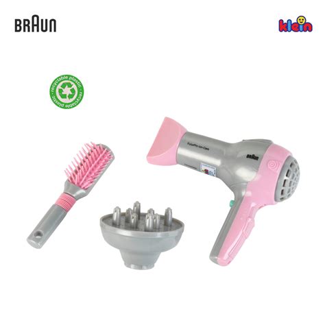 Braun – Hairdryer with diffuser and brush | Klein Toys