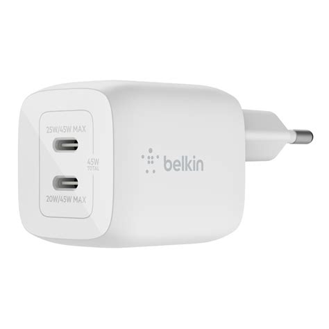 Belkin Chargeur Secteur Usb C W Blanc Chargeur T L Phone