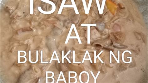 Adobo Sa Gata Na Isaw Ng Baboy Mallillinvlogtv4135 YouTube