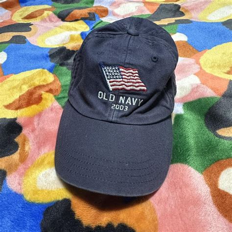 Old Navy Men's Navy Hat | Depop