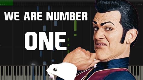 We Are Number One Lazy Town Piano Tutorial Youtube