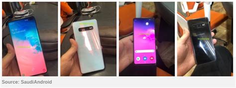 Samsung Galaxy S10 Leaks Live Photos Huge Set Of Renders And