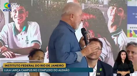 Lula Reclama De Pouco Público Em Evento No Complexo Do Alemão Youtube