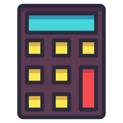 Calculator Math School Tool Icon Free Download