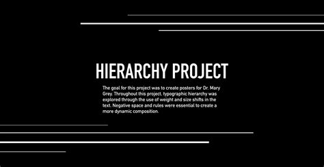 Hierarchy Posters :: Behance