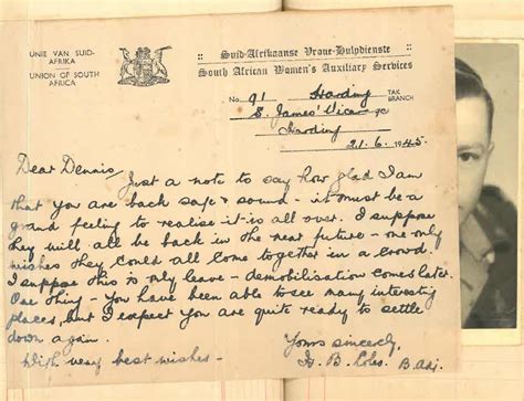 Lt D W Gay S War Effort Postcard From Home