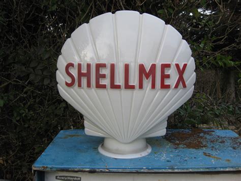 Shellmex Petrol Globe In Mint Condition Cho Auto History Signs Ltd