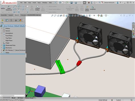 Solidworks Whats New Routing Enhancements Inline Components