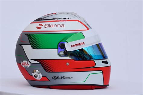 Helmet design of test driver Antonio Giovinazzi (Sauber) from 2018 : r ...