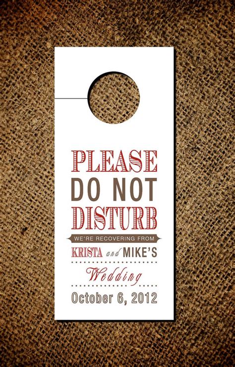 Do Not Disturb Door Hanger Printable