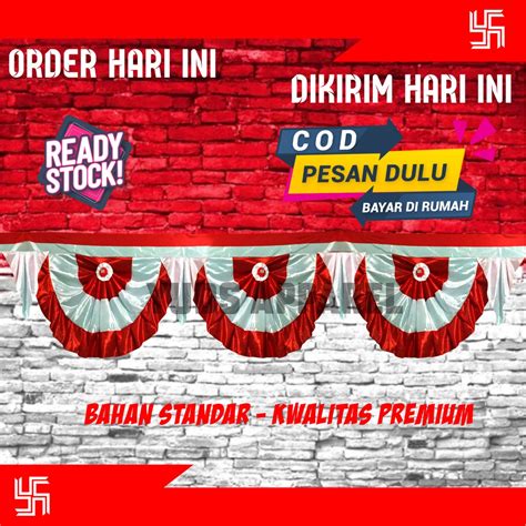 Jual Bendera Umbul Umbul Bekron Lidah Matahari Shopee Indonesia