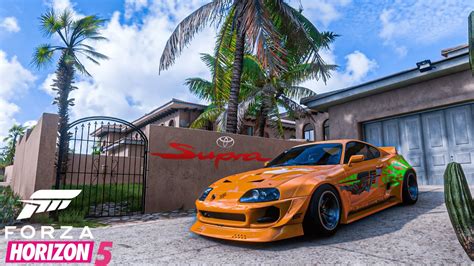 Forza Horizon 5 Tôi Lái Toyota Supra Rz Mk4 độ 1600 Hp Vô Lăng Logitech G29 Youtube