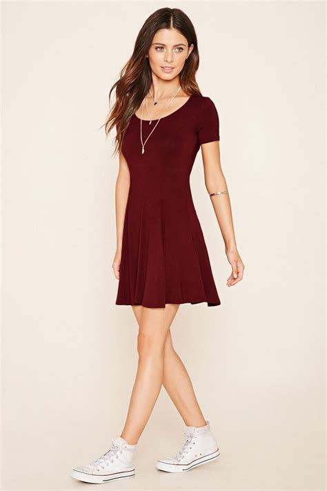 Forever 21 Knit Skater Dress 12 Forever 21 Lookastic