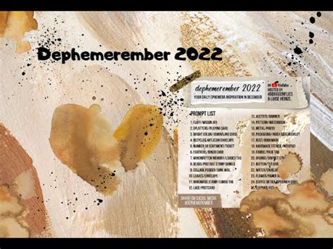 Day 7 Loaded Tag Dephemerember 2022 Dephemerember Junkjournal