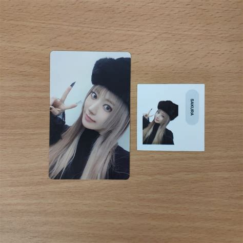 LE SSERAFIM HOT COMPACT Ver WEVERSE POB PHOTOCARD SAKURA Kpopowo Pl Albumy KPOP CD