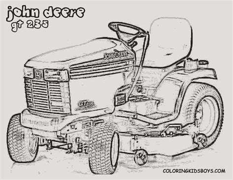 Lawn Mower Coloring Page Printable Thiva Hellas