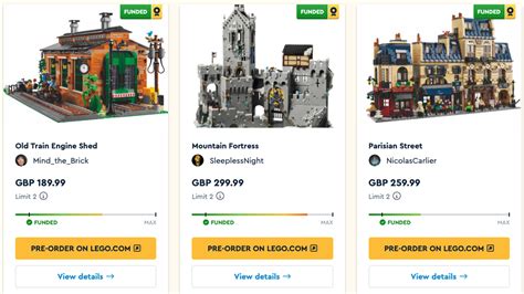 Lego Bricklink Designer Program Series Sets Hit Targets