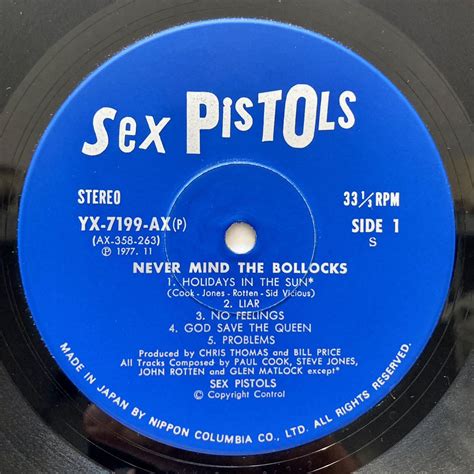 Yahoo オークション LP レコード SEX PISTOLS NEVER MIND THE BOLL