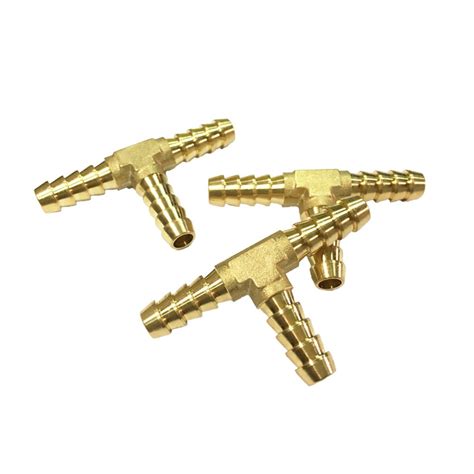 Nigo Industrial Co 3 Way Tee Brass Hose Fitting 1 2 X 1 2 X 1 2 ID