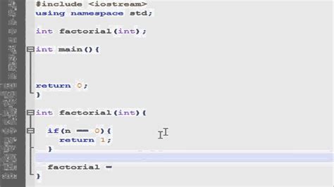 C Programming [15] Recursion Factorials Youtube