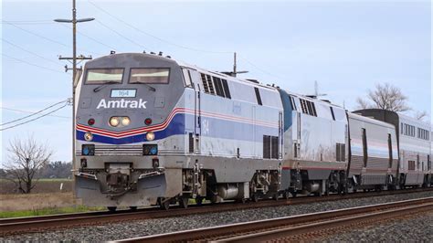 AMTK 164 Leads The California Zephyr Through Vacaville YouTube