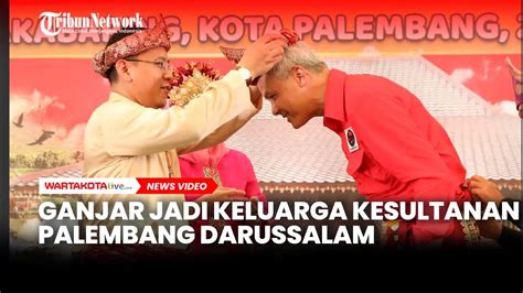 Disematkan Tanjak Melayu Ganjar Resmi Diterima Jadi Keluarga