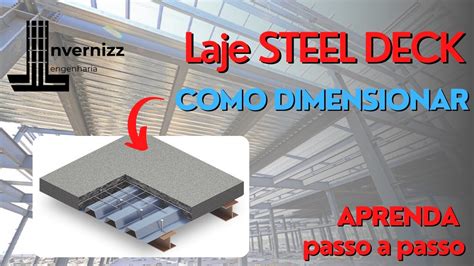 Laje Steel Deck Como Dimensionar Passo A Passo Youtube