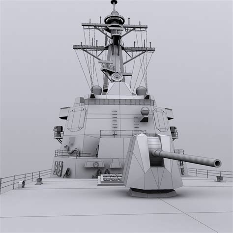 Uss Gridley Ddg Arleigh Burke Class Destroyer D Model