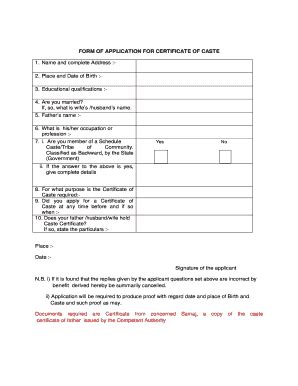 Fillable Online Southgoa Gov FORM OF APPLICATION FOR CERTIFICATE OF