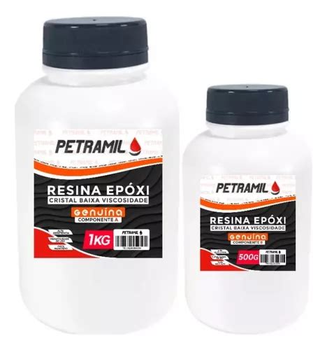 Resina Epoxi Cristal De Baixa Viscosidade Kit 1 5 Kg Parcelamento