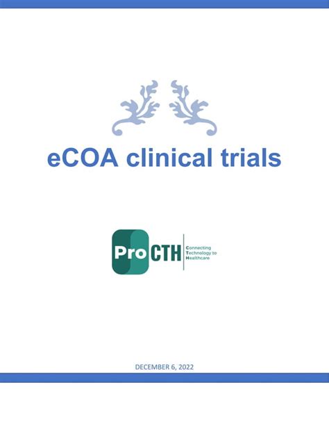 Ecoa Clinical Trialspdf