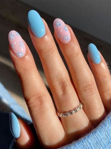 35 Blue Nail Designs For A Cute And Playful Mani Best 4