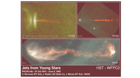 Im Genes Del Telescopio Espacial Hubble De Tres Jets Astrof Sicos