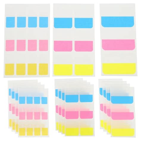 12 Sets Labels Books Book Annotation Supplies Page Marker Sticky ...