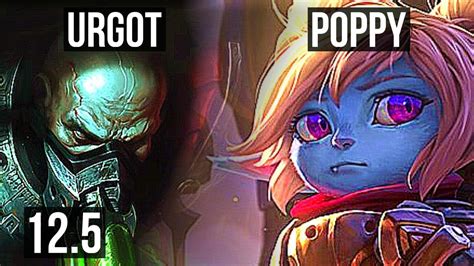 URGOT Vs POPPY TOP Rank 1 Urgot 1 7M Mastery Legendary 600