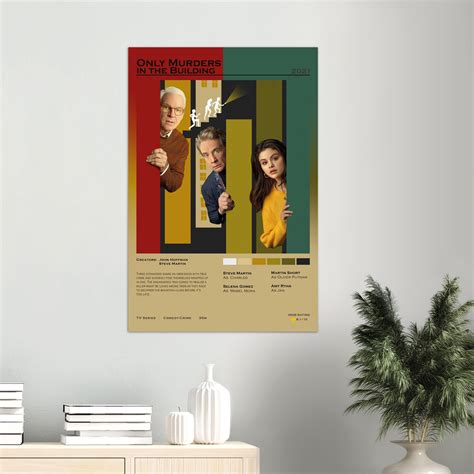 Only Murders in the Building TV Series Poster Minimalist Movie Poster Vintage Retro Home Decor ...