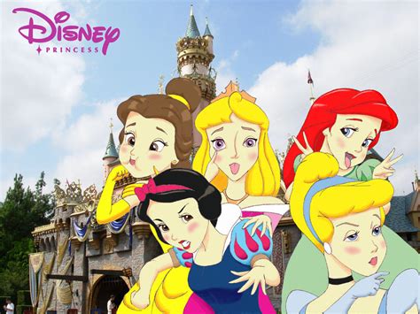 Disney Princess Funny Faces By Anime Ray On Deviantart