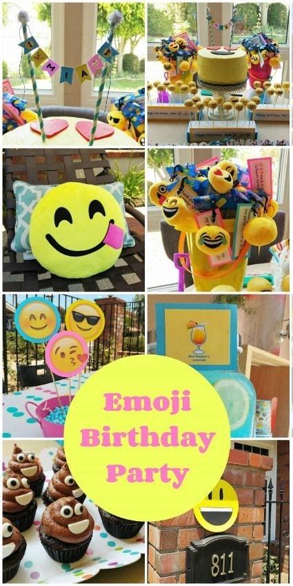 Emoji Birthday Party Ideas - DIY Inspired